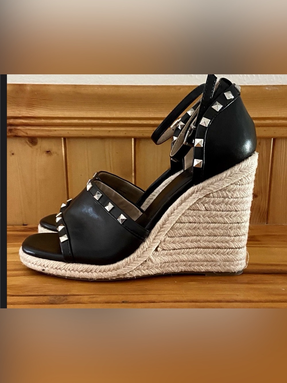 Mix No. 6 Dreamm Espadrille Sandals, Women's Size 8 M Black New without box - Picture 5 of 7